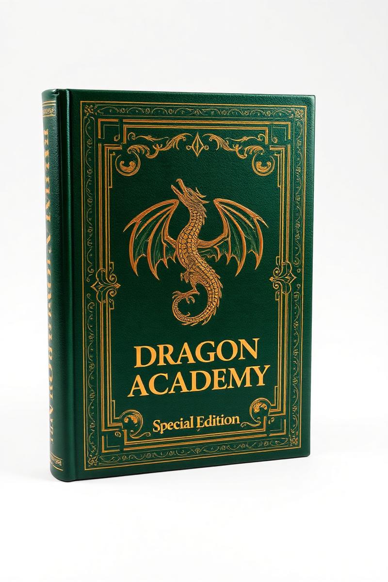 Illustrated book cover for Book I: Dragon Academy — The Trial of Wings